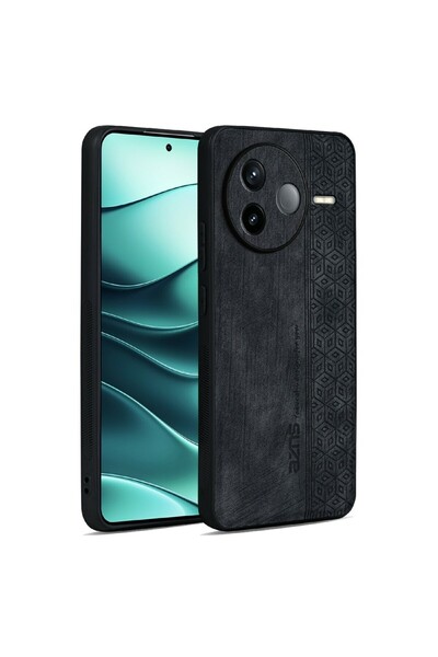 sscase AZNS 3D Embossed Σκληρή Θήκη Black (Xiaomi Poco F7 Pro 5G)