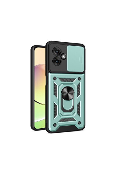 sscase Sliding Camera Σκληρή Θήκη με Δαχτυλίδι Green (Motorola Moto G55 5G)