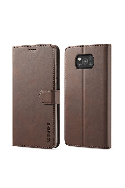 sscase Calf Texture Horizontal θήκη Πορτοφόλι Brown (Xiaomi Poco X3 NFC/X3 Pro)