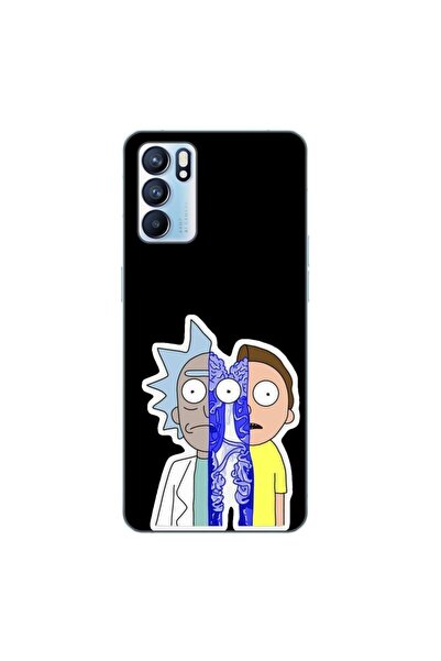 OEM Θήκη συμβατή με Oppo Reno6 5G, από σιλικόνη gel TPU, με σχέδιο Rick And M...
