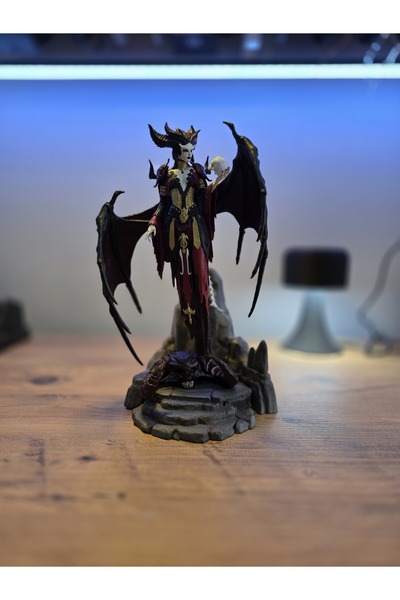 Pilovestik Diablo IV Lilith Büyük Boy Figür Maket Hediyelik Dekoratif Heykel ...
