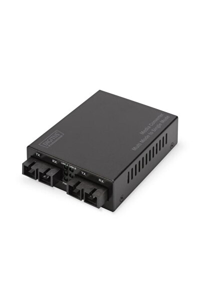 Digitus DN-82124 Media Converter 1000 Mbit/s 1310 nm Single/Multi-mode Black