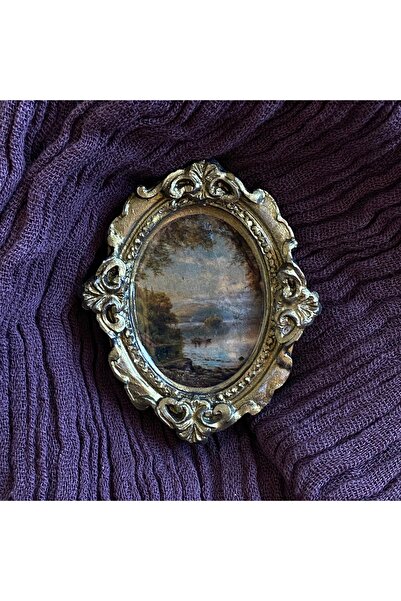Nesteren Atölye Vintage Tasarım Dekoratif Mini Tablo - Magnet & Duvar Süsü -A...