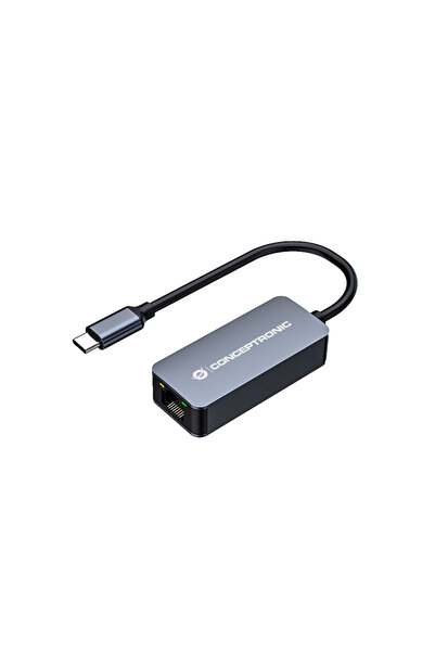 CONCEPTRONIC Adaptor ABBY12GC, USB-C - RJ45 (Gri)