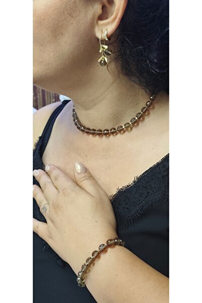 AZERİYA ACCESSORY ORJİNAL 3 LÜ ZULTANİT DOĞAL TAŞ SET ( KOLYE,KÜPE,BİLEKLİK)