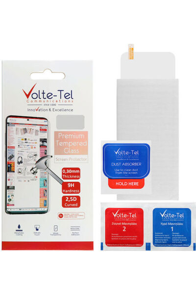 Other Volte-Tel 9H 2.5D 0.3mm Πλήρης Κόλλα Πλήρης Κάλυψη Σκληρυμένο Γυαλί (Vi...