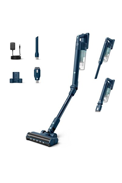 Philips XC5242/10 Cordless Stick Vacuum, 60 min, 0.27 L, LED Display, 25.2 V,...