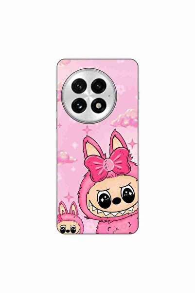 OEM Husa compatibila cu OnePlus 13 Silicon Gel Tpu Model Labubu Pink Fantasy