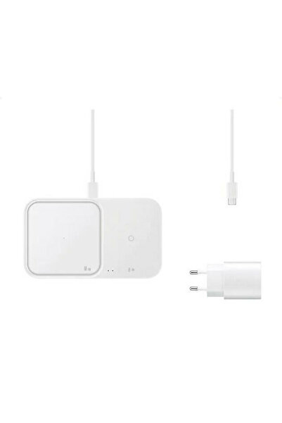 Samsung Ασύρματος Φορτιστής (Qi Pad) 15W Power Delivery Λευκός (Γρήγορος Ασύρ...