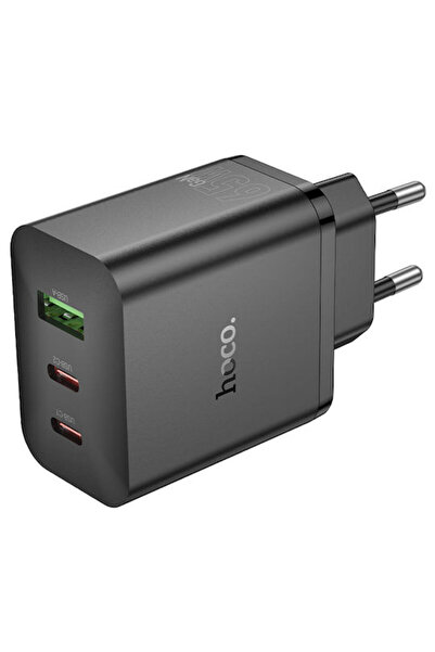 hoco. Φορτιστής Hoco Χωρίς Καλώδιο με Θύρα USB-A και 2 Θύρες USB-C 65W Μαύρο ...