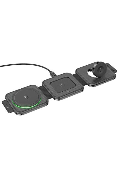 hoco. Hoco Ασύρματος Φορτιστής Qi Pad 15W Power Delivery Μαύρο CQ4
