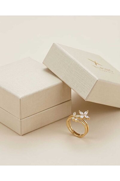 XUPING JEWELRY YONCA DETAYLI ZİRKON TAŞLI YÜZÜK