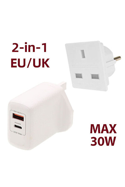 Lamtech Φορτιστής Χωρίς Καλώδιο με Θύρα USB-A και Θύρα USB-C, Παροχή Ισχύος 3...