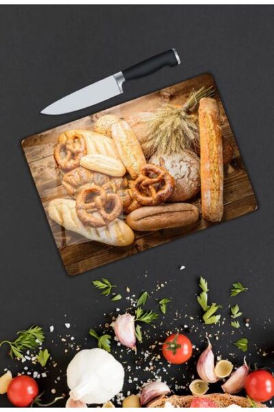 Zarif Home Glass Cutting Board 25X35 cm |   Decorative Tempered Glass Cutting...