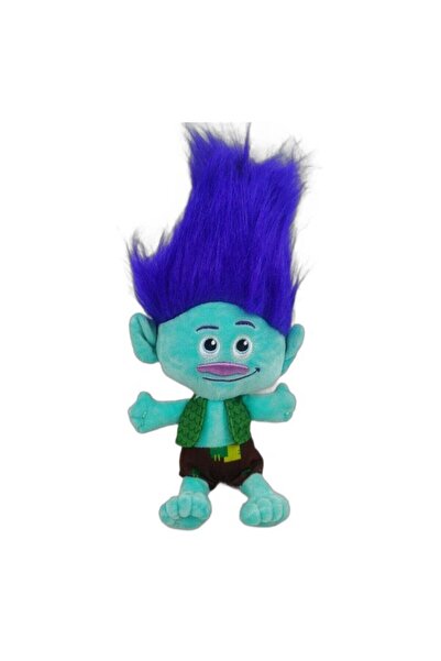 Trolls Band Together Plush Toy Cartoon Bobby Bran Odd Doll-Blue Hair Boy