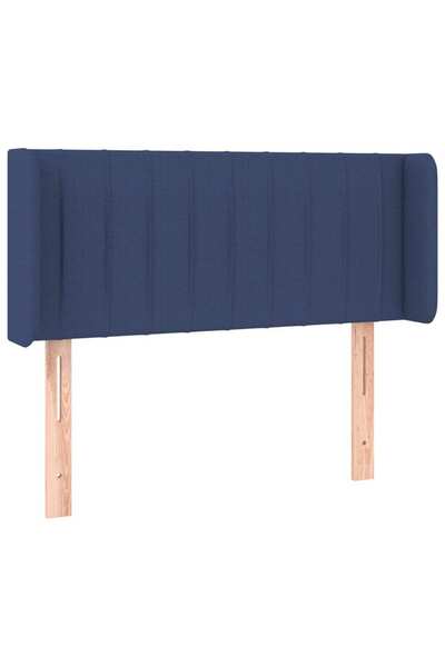 vidaxl Blue headboard with wings 93x16x78/88 cm textile