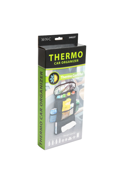 MNC Organizator auto ,termoizolant , suspendabil pe spatar , 40x30 cm , negru