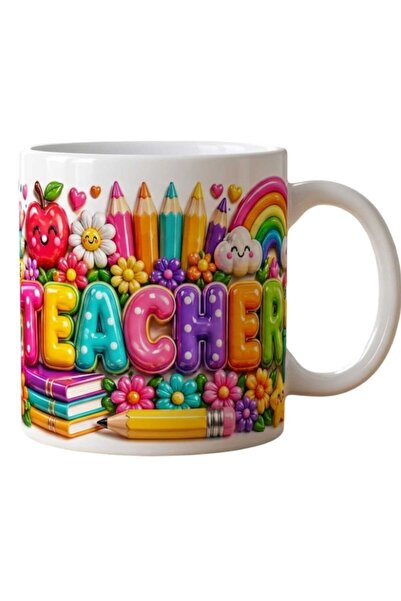 Green Print Cana TEACHER, imprimeu creioane colorate cu efect 3D
