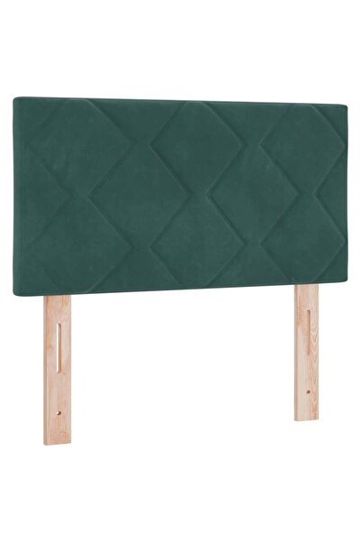 vidaxl Tăblie cap Verde închis 80 cm Catifea