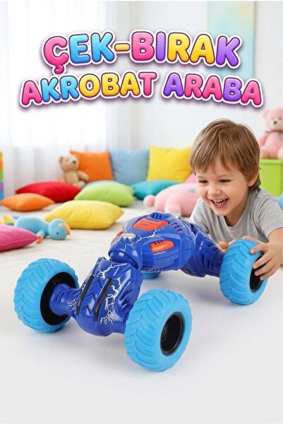 Tıfıl Toys Teleskopik Akrobatik 360 Derece Dönen Esnek Gövdeli Sürtmeli Takla...