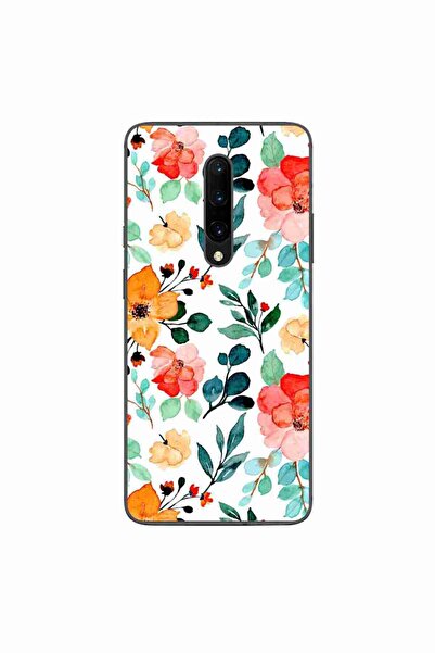OEM Husa compatibila cu OnePlus 7 Pro Silicon Gel Tpu Model Painted Flowers