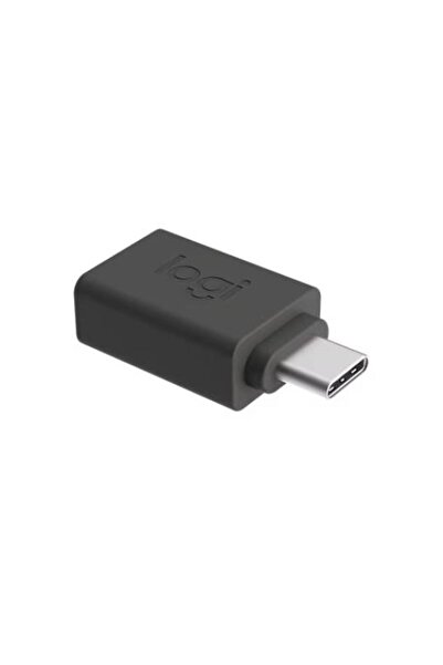 logitech 956-000005 Adaptor USB-C/USB-A, Negru