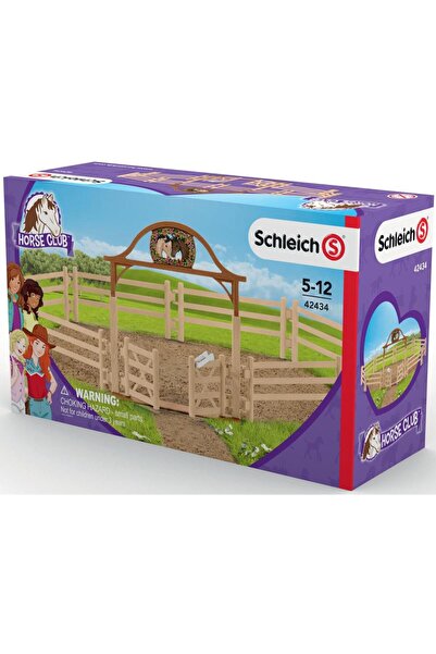 SCHLEICH Horse Club Horse Paddock with Entrance Gate Figure Set