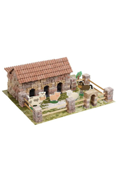 Reducio! Set constructie caramizi Wise Elk - Ferma, 430 piese reutilizabile