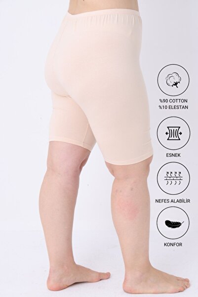 Altınay Women's Plus Size Underwear Leggings - 90% Cotton