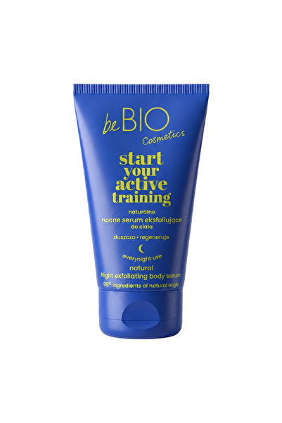 BeBio Start Your Active Training - Ser corporal exfoliant de noapte, 150ml