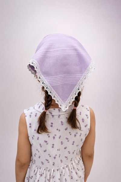 XVA Buckle Hair Bandana with Lace Detail |   Cotton |   Hair Accessory |   Stylish Design