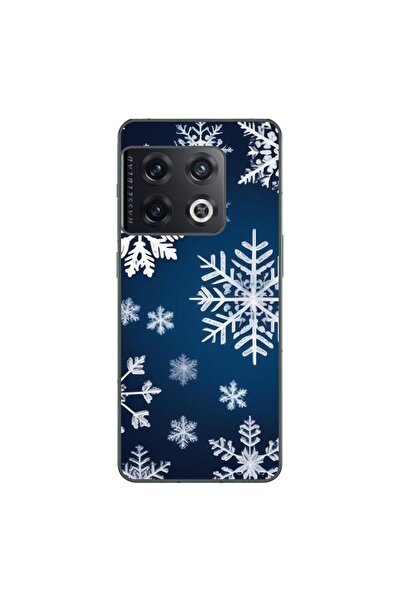 OEM Husa compatibila cu OnePlus 10 Pro Silicon Gel Tpu Model Fulgi de Nea