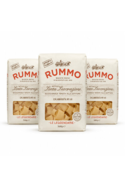 Rummo Set 3 x Calamarata Pasta Nr. 141, 500 g, paste din grâu dur italian