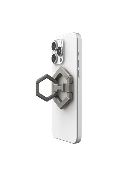 UAG Magnetic Phone Ring Grip and Stand, MagSafe Compatible, Titanium Grey
