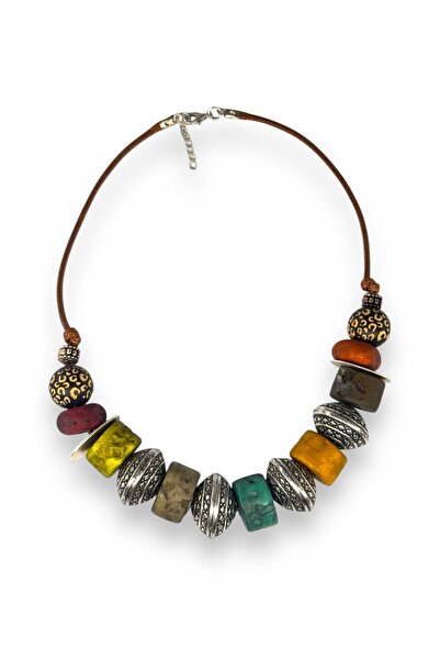 Bozhi Necklace Glass Beads Elegant Gift