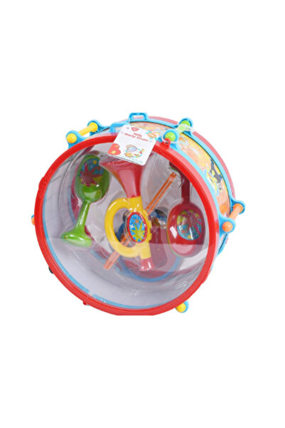 CasaDesteapta.ro Musical toy instruments – Drum Top Bottom Set , tambourine, ...