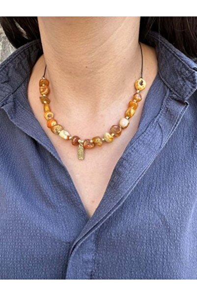 Bozhi Necklace Glass Beads Luminous Style