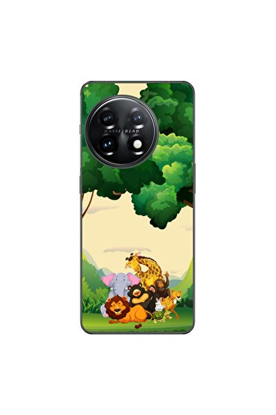 OEM Husa compatibila cu OnePlus 12R Silicon Gel Tpu Model Jungla cu Animale