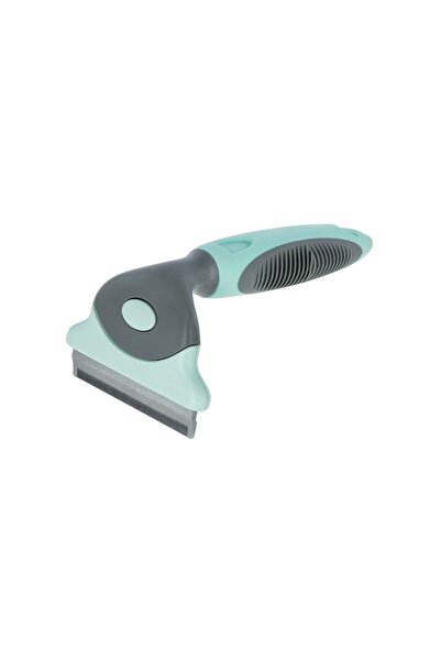 Kerbl Pet Perie pentru indepartare par caini, Kerbl, 15x7,5 cm, Gri/Verde