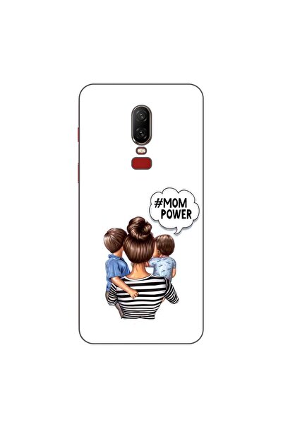 OEM Husa compatibila cu OnePlus 6 Silicon Gel Tpu Model Mom of Boys