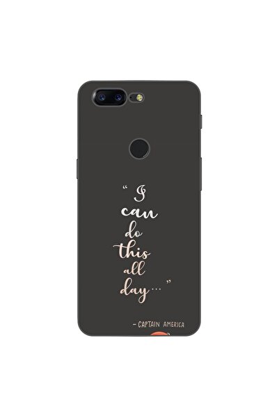 OEM Husa compatibila cu OnePlus 5T Silicon Gel Tpu Model Mesaj I Can Do This ...