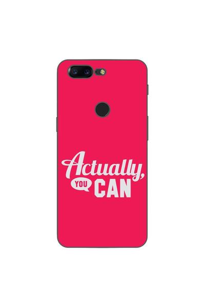 OEM Case compatible with OnePlus 5T Silicone Gel Tpu Pattern Message Actually...