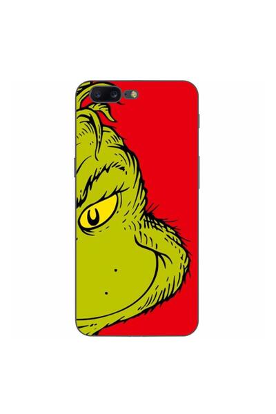 OEM Husa compatibila cu OnePlus 5 Silicon Gel Tpu Model Craciun Grinch Face