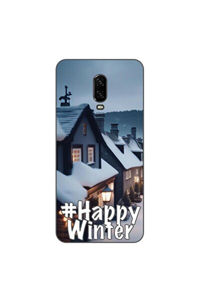 OEM Husa compatibila cu OnePlus 6T Silicon Gel Tpu Model Happy Winter