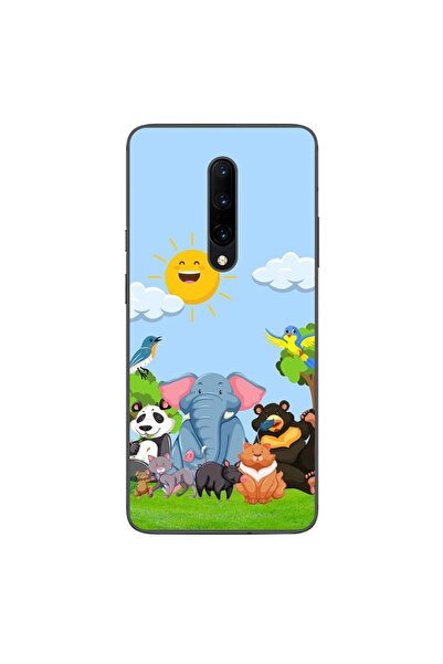 OEM Husa compatibila cu OnePlus 7 Pro Silicon Gel Tpu Model Prietenii Junglei