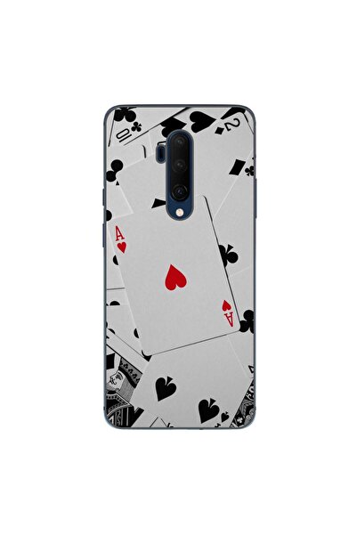 OEM Husa compatibila cu OnePlus 7T Pro Silicon Gel Tpu Model Carti Poker
