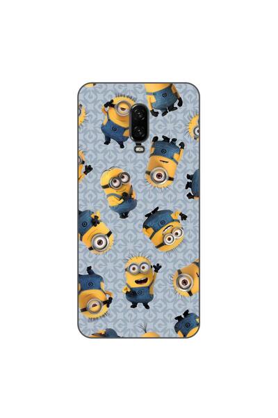 OEM Husa compatibila cu OnePlus 6T Silicon Gel Tpu Model Pattern Minioni