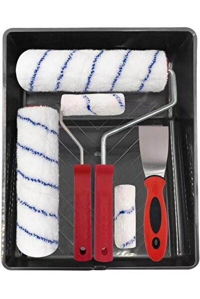 Arabest 6-Piece Paint Roller Set,Lint-Free Kit for Walls and Ceilings,with Pa...