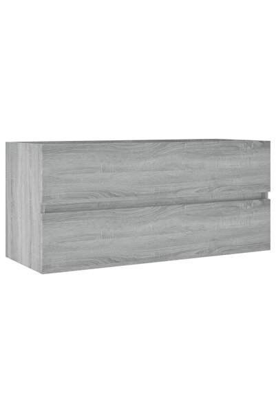 vidaxl Dulap de chiuvetă, sonoma gri, 100x38,5x45 cm, lemn prelucrat