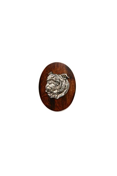Art - Dog Bulldog, Bulldog Englez, Bulldog Britanic I - Broșă pentru expoziți...